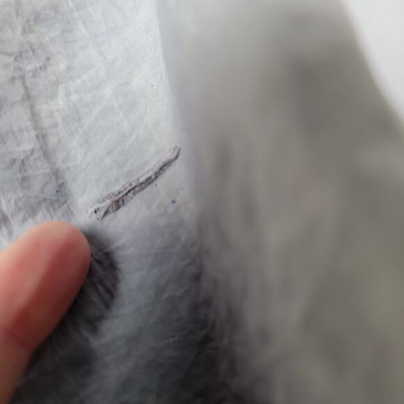 Vintage Nike Windbreaker Jacket M Blue White 90s Y2K Sporty Track Zip Streetwear - Picture 8 of 10